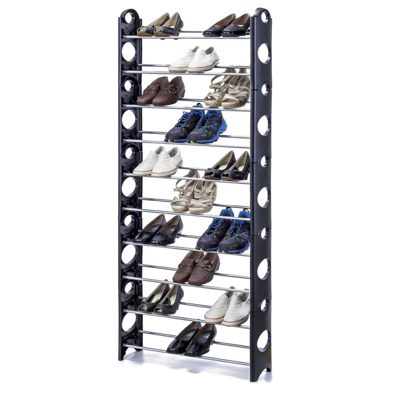 Rebrilliant 30 Pair Stackable Shoe Tower Wayfair